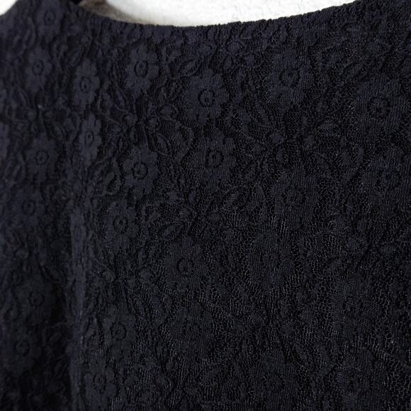 Alfani Lace Sleeveless Top Black Beige Women’s M Romantic Statement - Picture 6 of 8